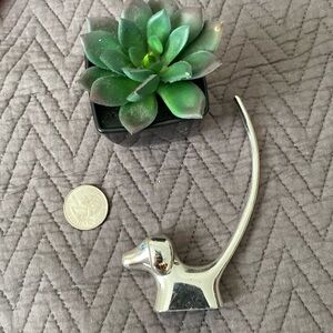 Vintage dog ring holder